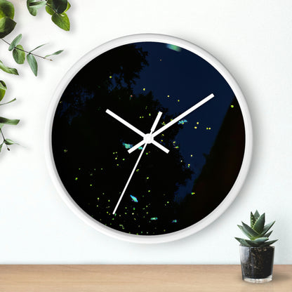 "Moonlight Fireflies" - The Alien Wall Clock