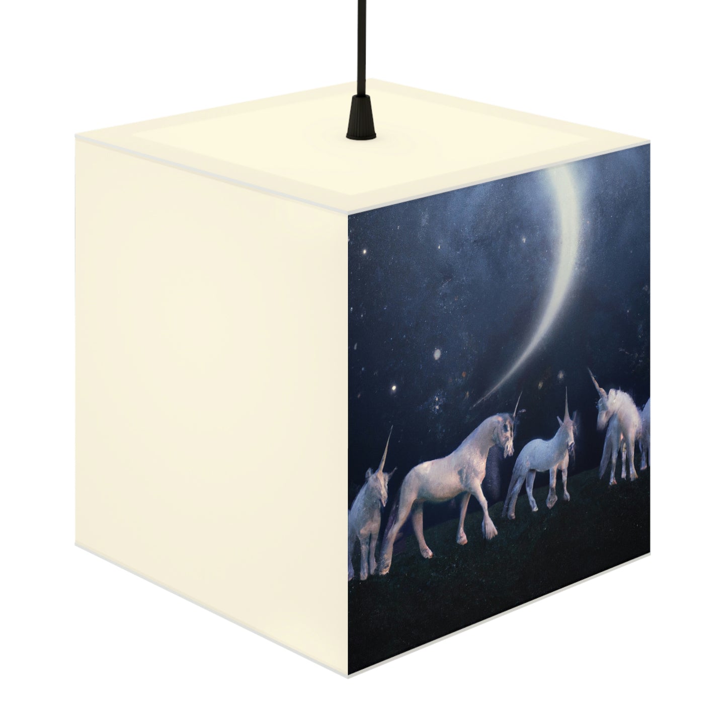 "Moonlit Mystique" - The Alien Light Cube Lamp