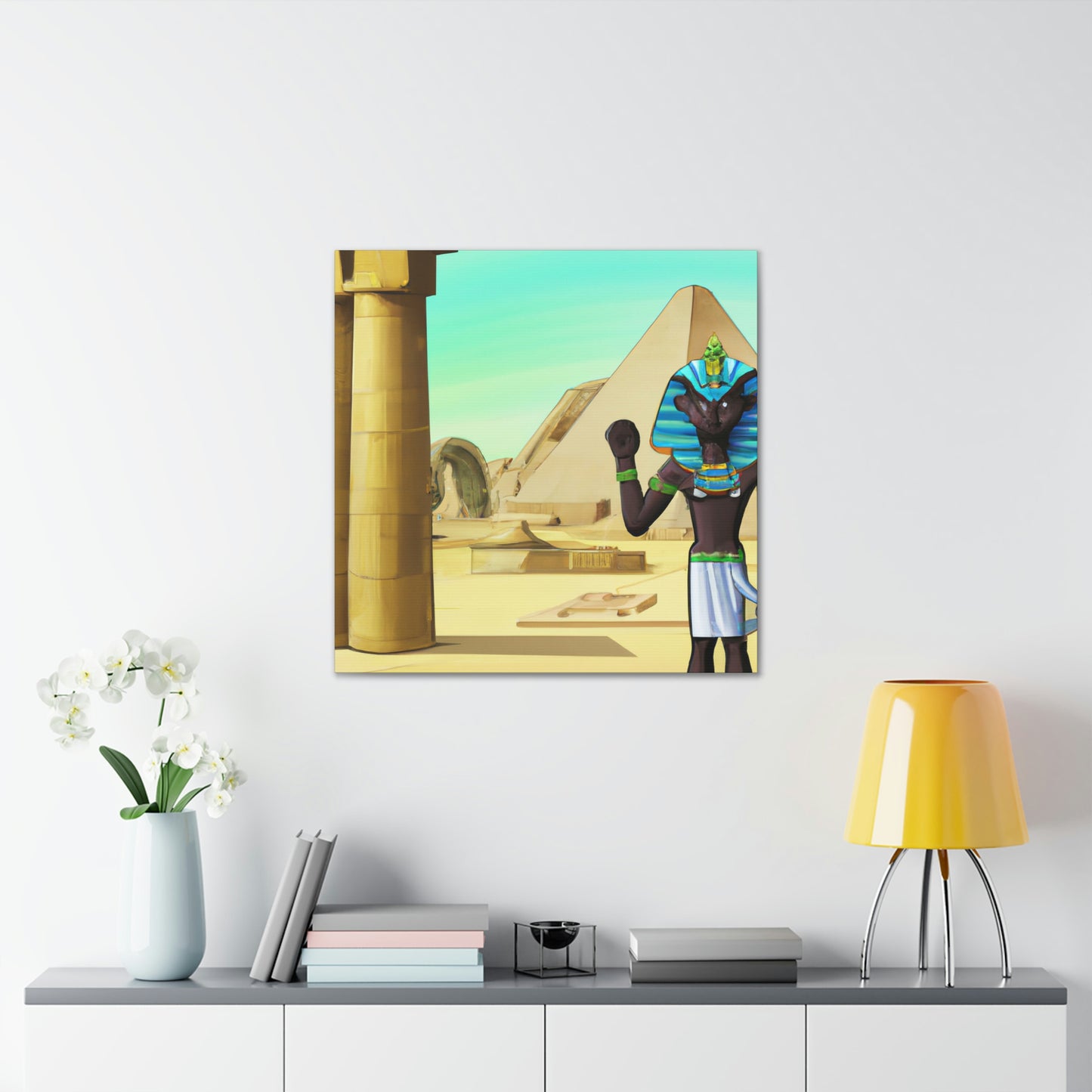 "Chrono-Clashing Pharaohs" - The Alien Canva