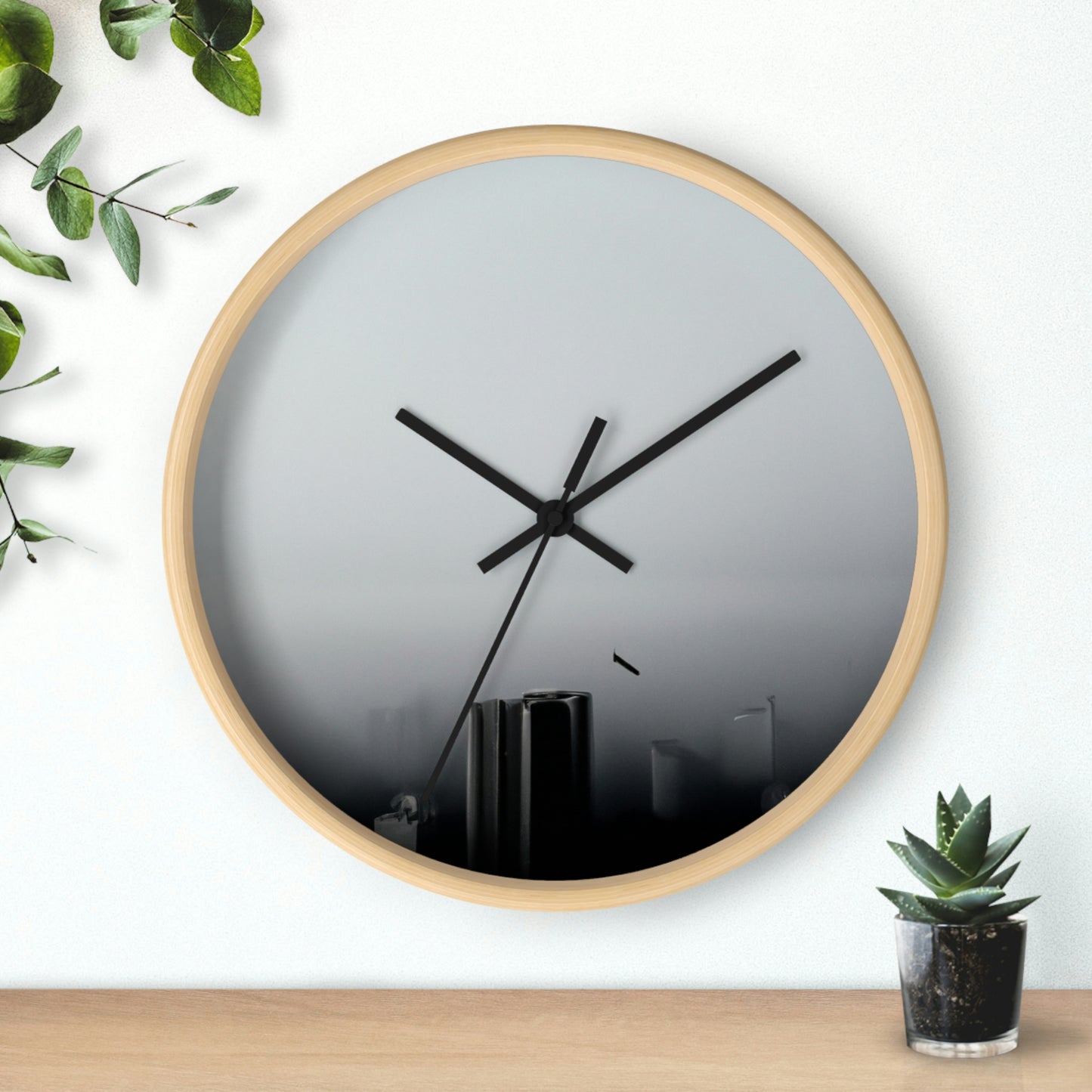 "Ascendiendo a las nubes" - El reloj de pared alienígena