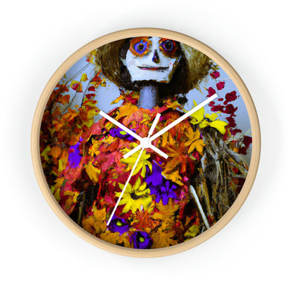 "Autumn Scarecrow Blues" - Die Alien-Wanduhr