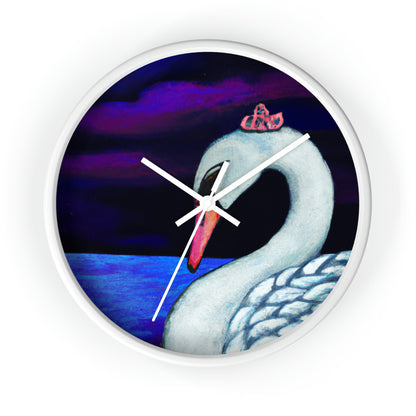 "El lamento de un cisne: los cielos viudos" - El reloj de pared alienígena