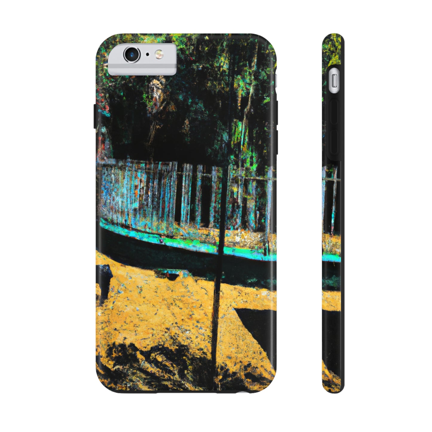 "Lost in the Shadows of Oblivion: A Journey Through the Abandoned Zoo" - The Alien Tough Phone Cases