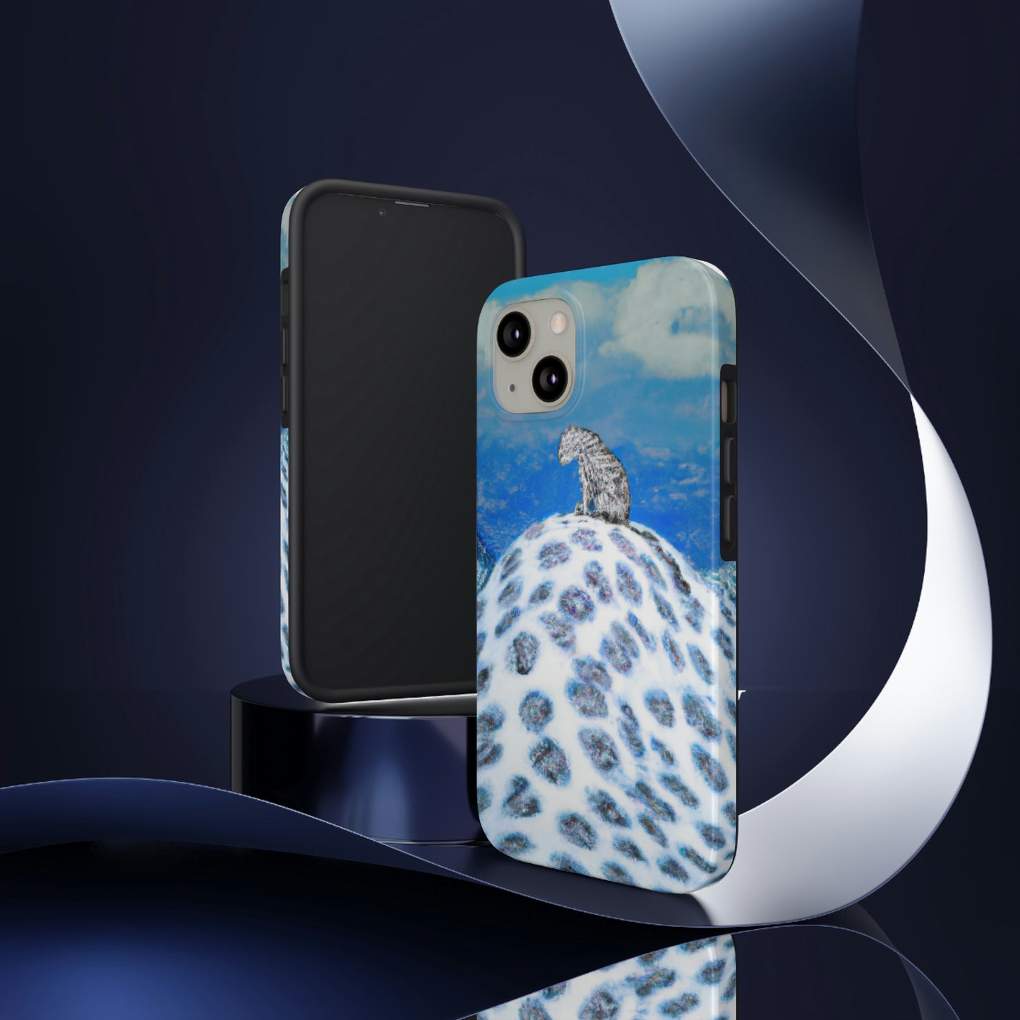 "Perca solitaria del leopardo de las nieves" - Las fundas para teléfonos Alien Tough