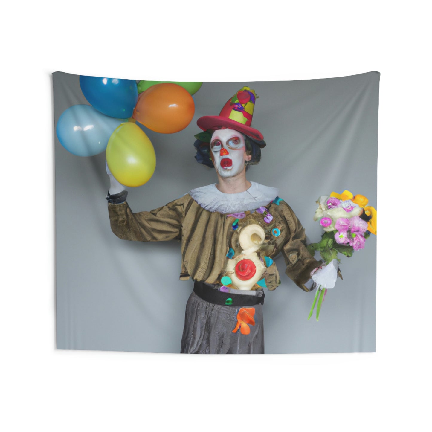 "Clowning Around with Balloons" - The Alien Wall Tapestries