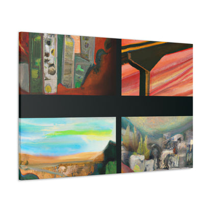 "Environments Contrasted: Nature, Urbanity, and Beyond" - Canvas