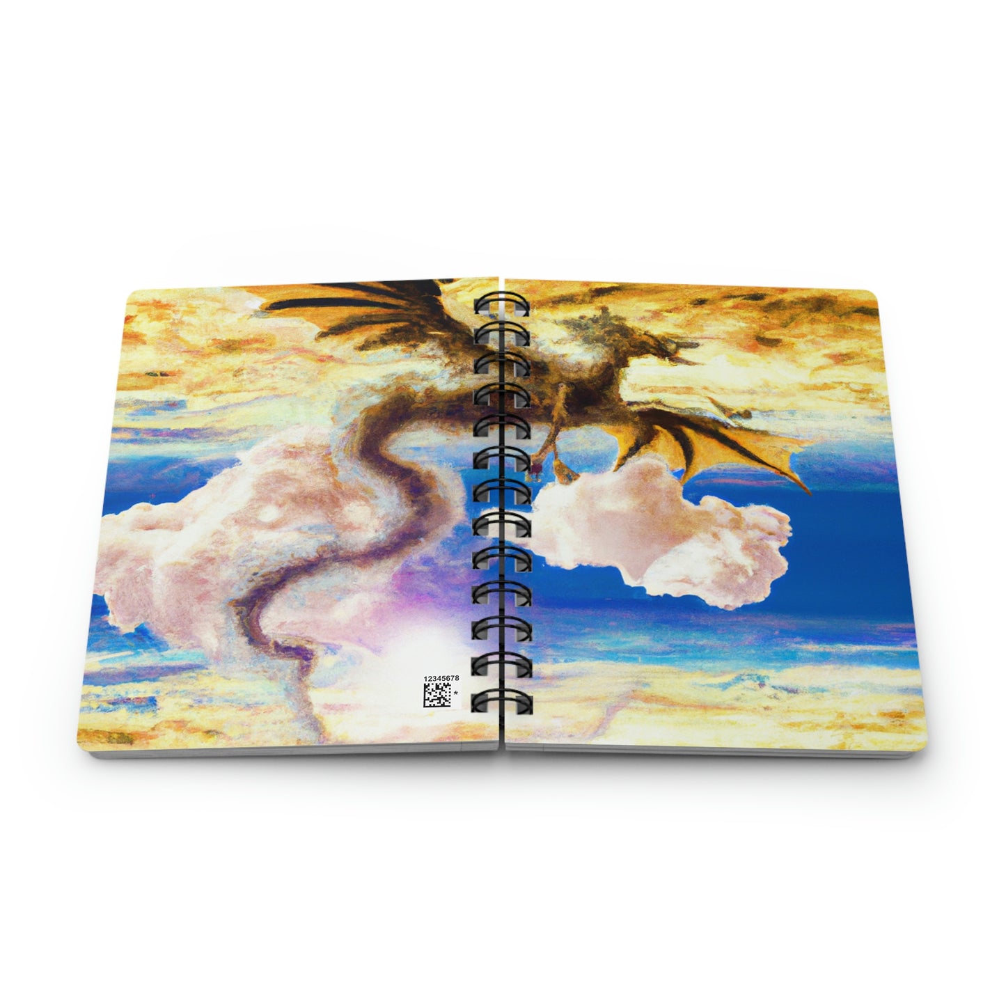 "A Heavenly Blaze with a Mystic Dragon" - The Alien Spiral Bound Journal