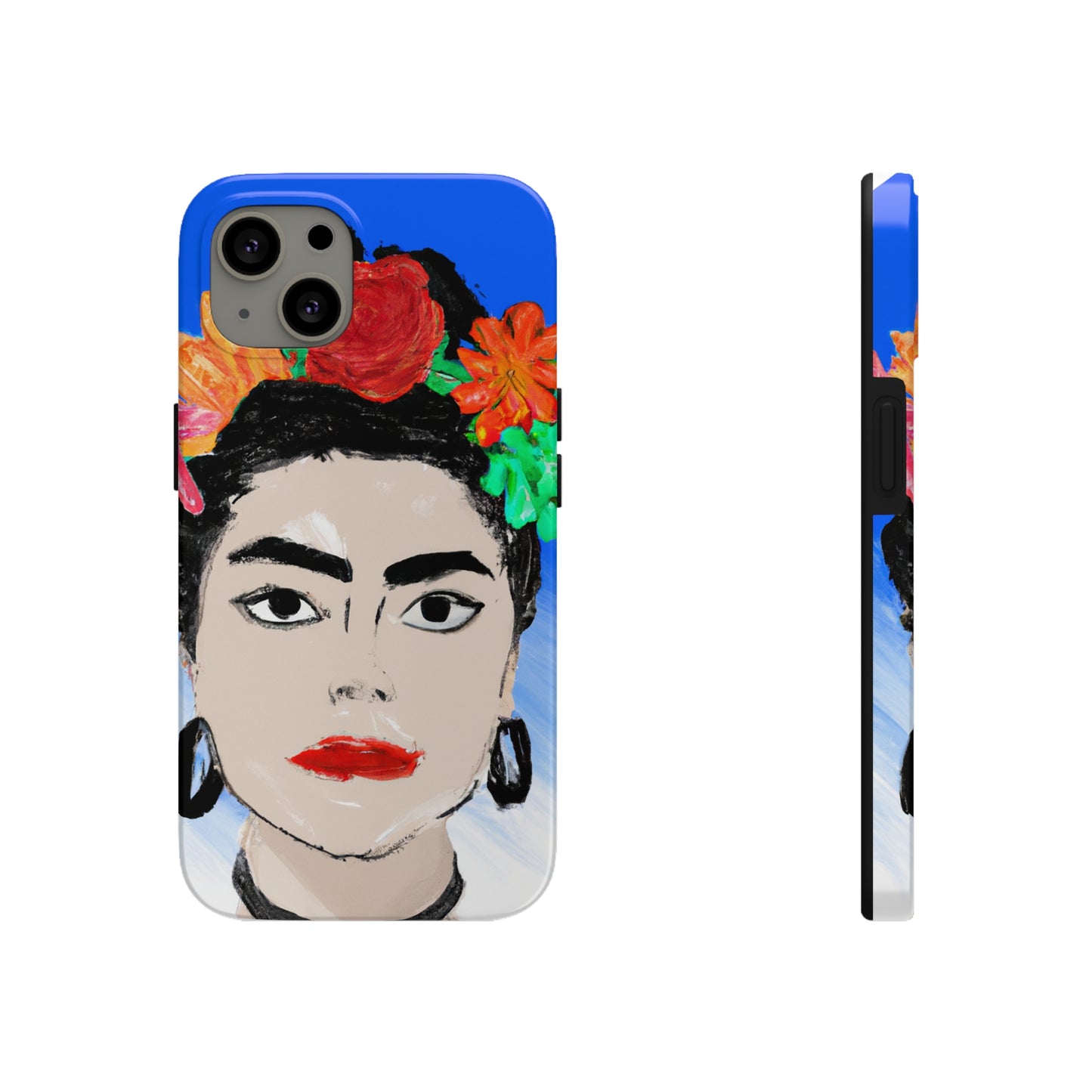 „Feurige Frida: Eine mexikanische Ikone mit farbenfroher Kultur malen“ – The Alien Tough Phone Cases