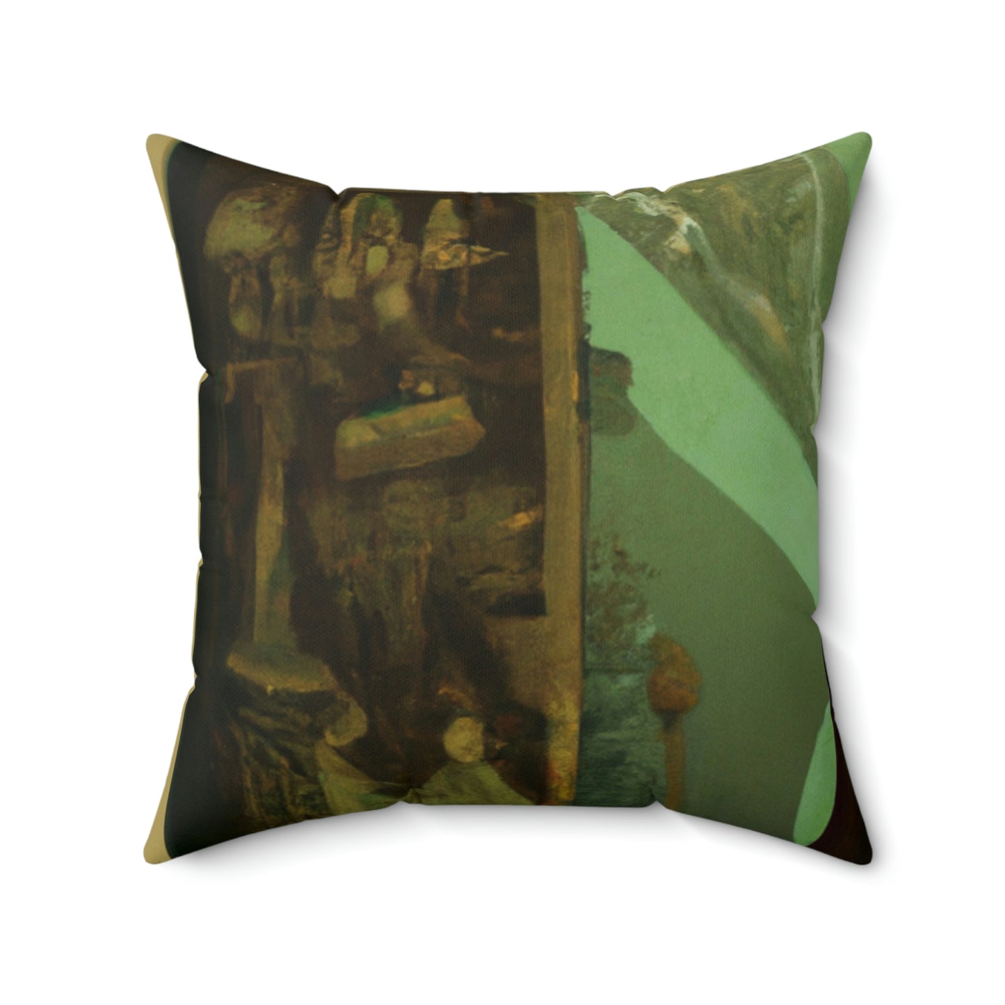 The Curse of the Golden Kingdom - The Alien Square Pillow