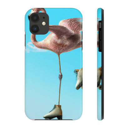 "Flamingo Skates!" - The Alien Tough Phone Cases