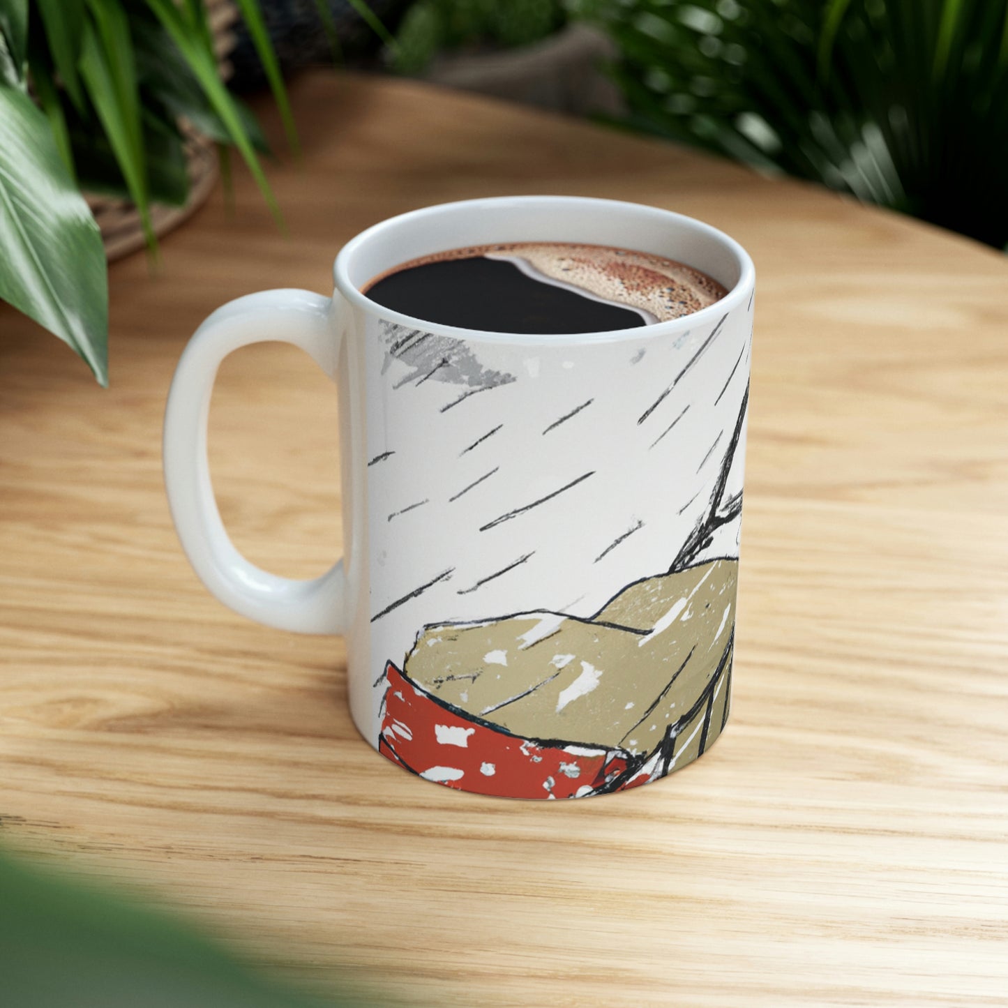 "Struggling Against the Snow" - The Alien Ceramic Mug 11 oz