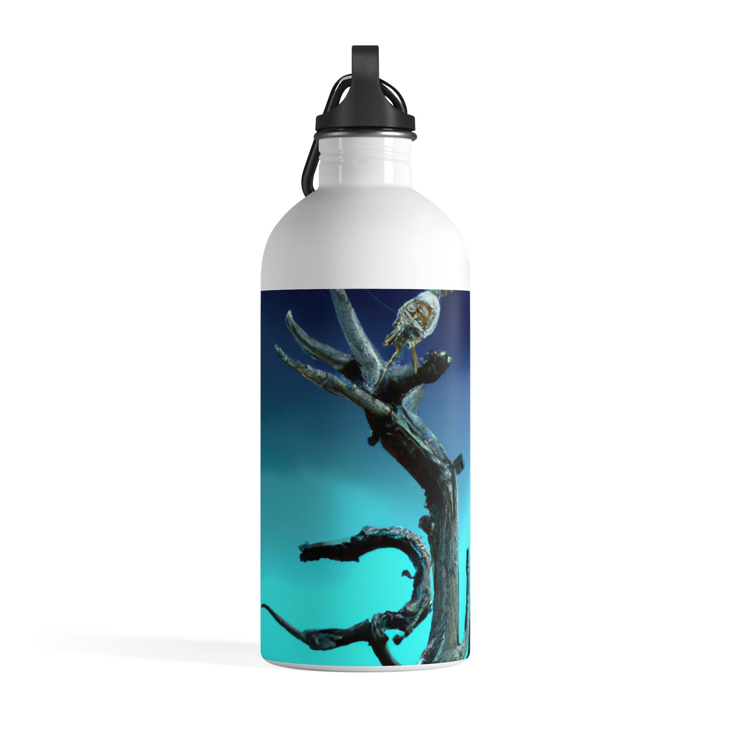 "Alone Against the Storm" - Die Alien Edelstahl-Wasserflasche