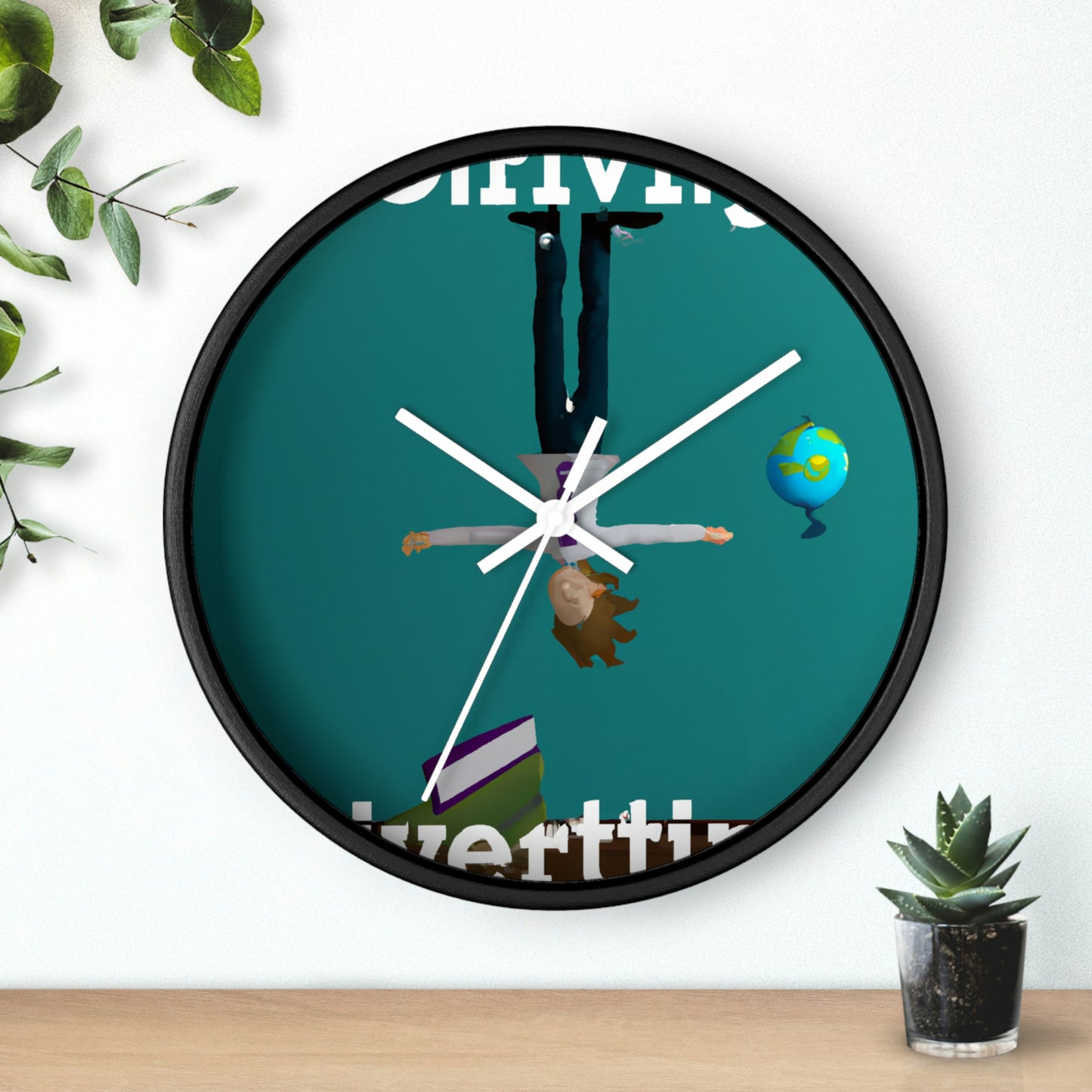 "Creando un mundo sin gravedad" - El reloj de pared alienígena