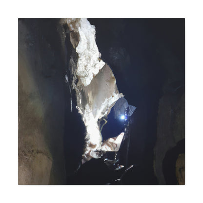 "Daring Descent into the Unknown: An Adventure into the Mysterious Cave" - The Alien Canva