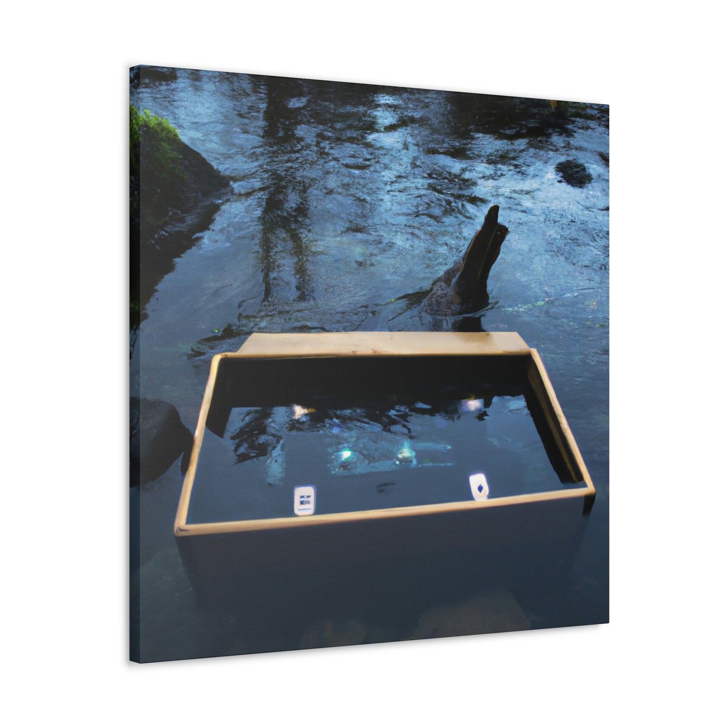 "La caja misteriosa flotante" - The Alien Canva