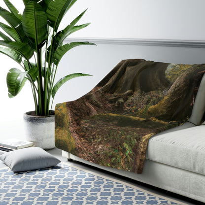 The Lost Secrets of the Forgotten Forest - The Alien Sherpa Fleece Blanket