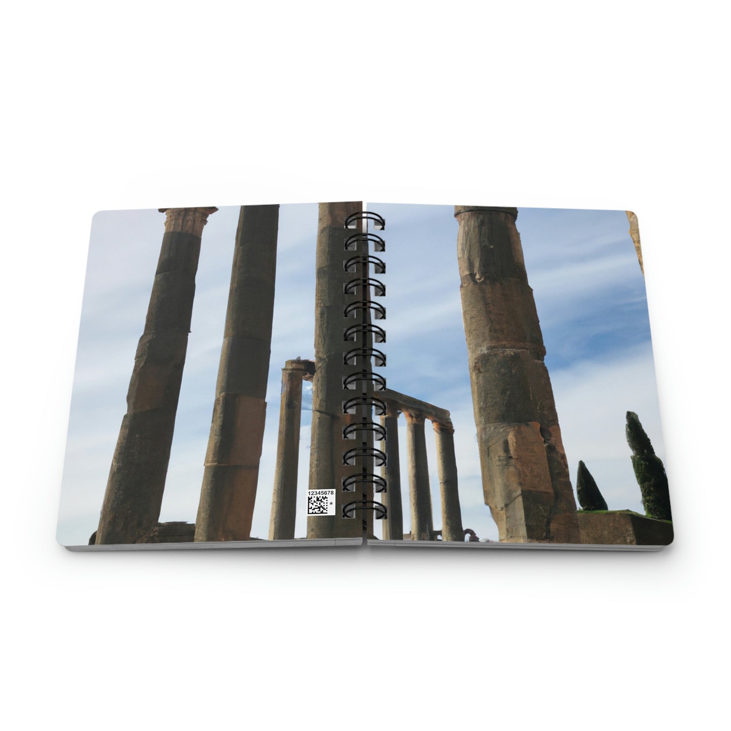 "Lost in Ancient Ruins: A Wanderlust Odyssey" - The Alien Spiral Bound Journal