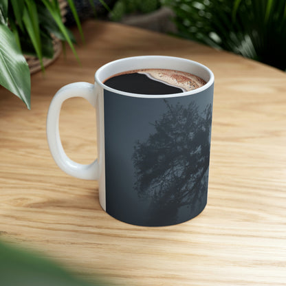 "A Shining Sentinel in the Mist” - The Alien Ceramic Mug 11 oz