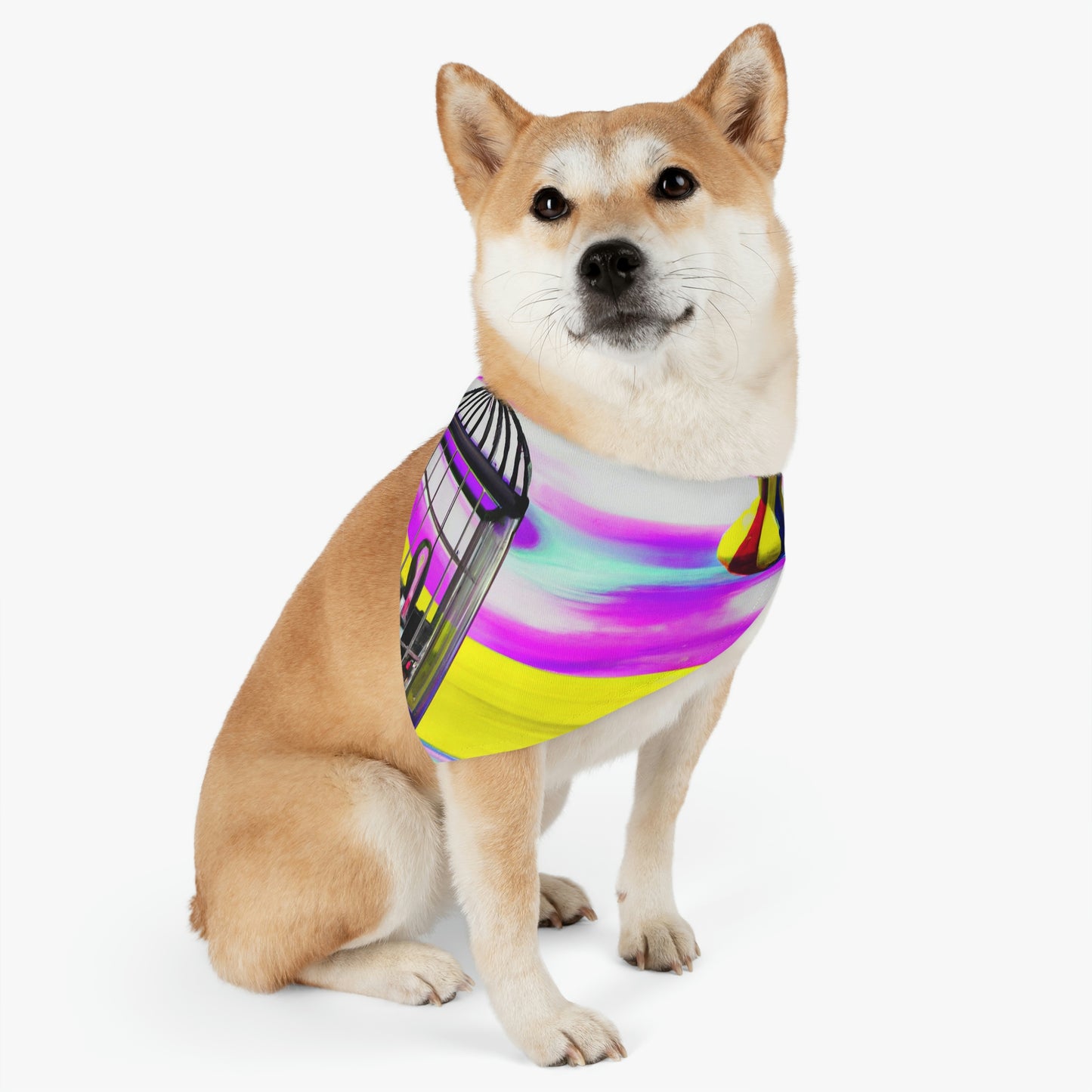 "A Prison of Brilliant Colors" - The Alien Pet Bandana Collar