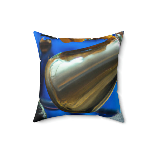 "A Cup of Courage" - The Alien Square Pillow