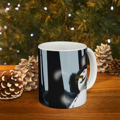 "Chilly Adventures in the Enchanted Forest" - The Alien Ceramic Mug 11 oz