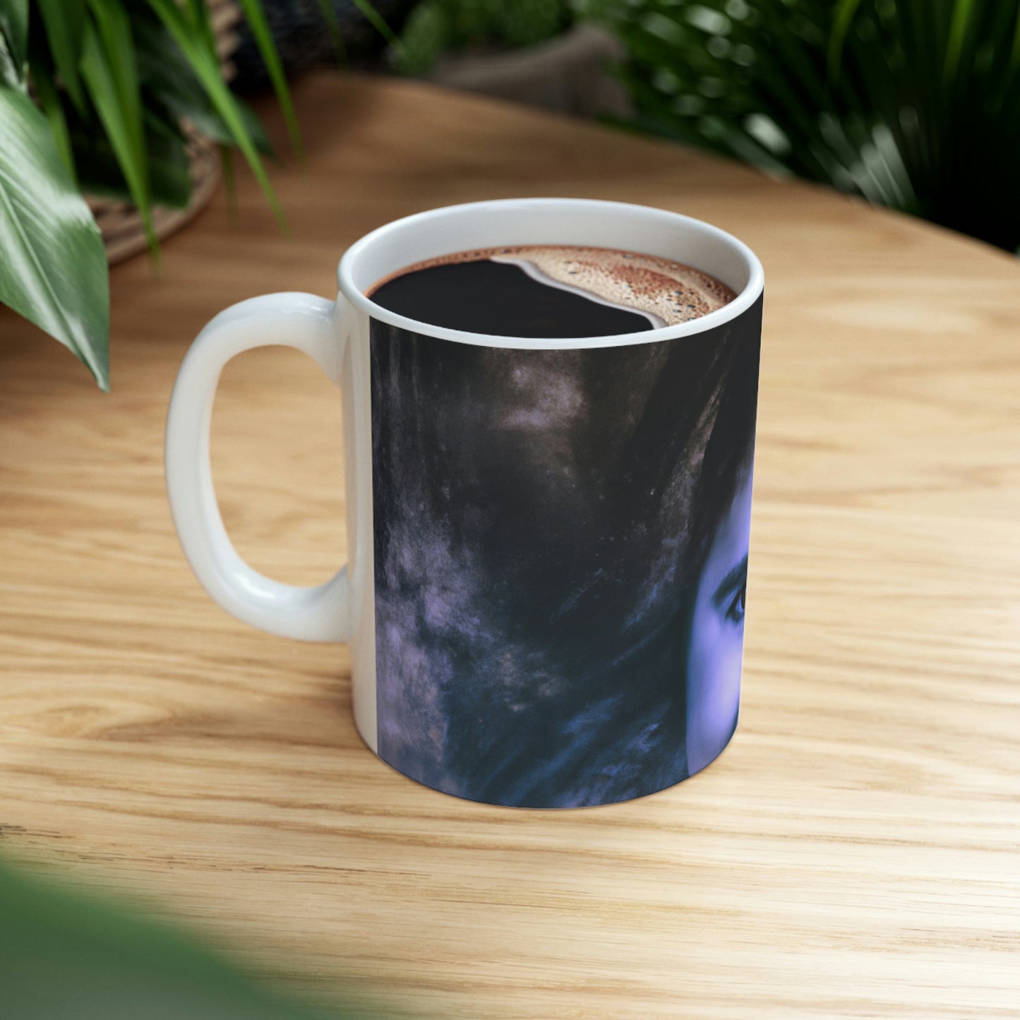 Through the Misty Veil - The Alien Ceramic Mug 11 oz