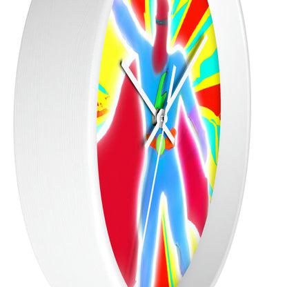 "The Vibrant Superhero" - The Alien Wall Clock