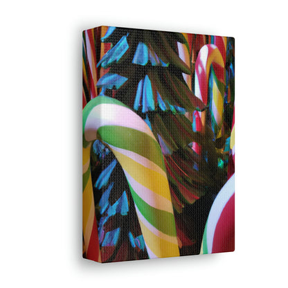 "Candy Cane Wonderland" - The Alien Canva