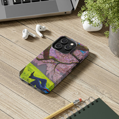 "A Moment of Calm Beneath the Cherry Blossoms" - The Alien Tough Phone Cases