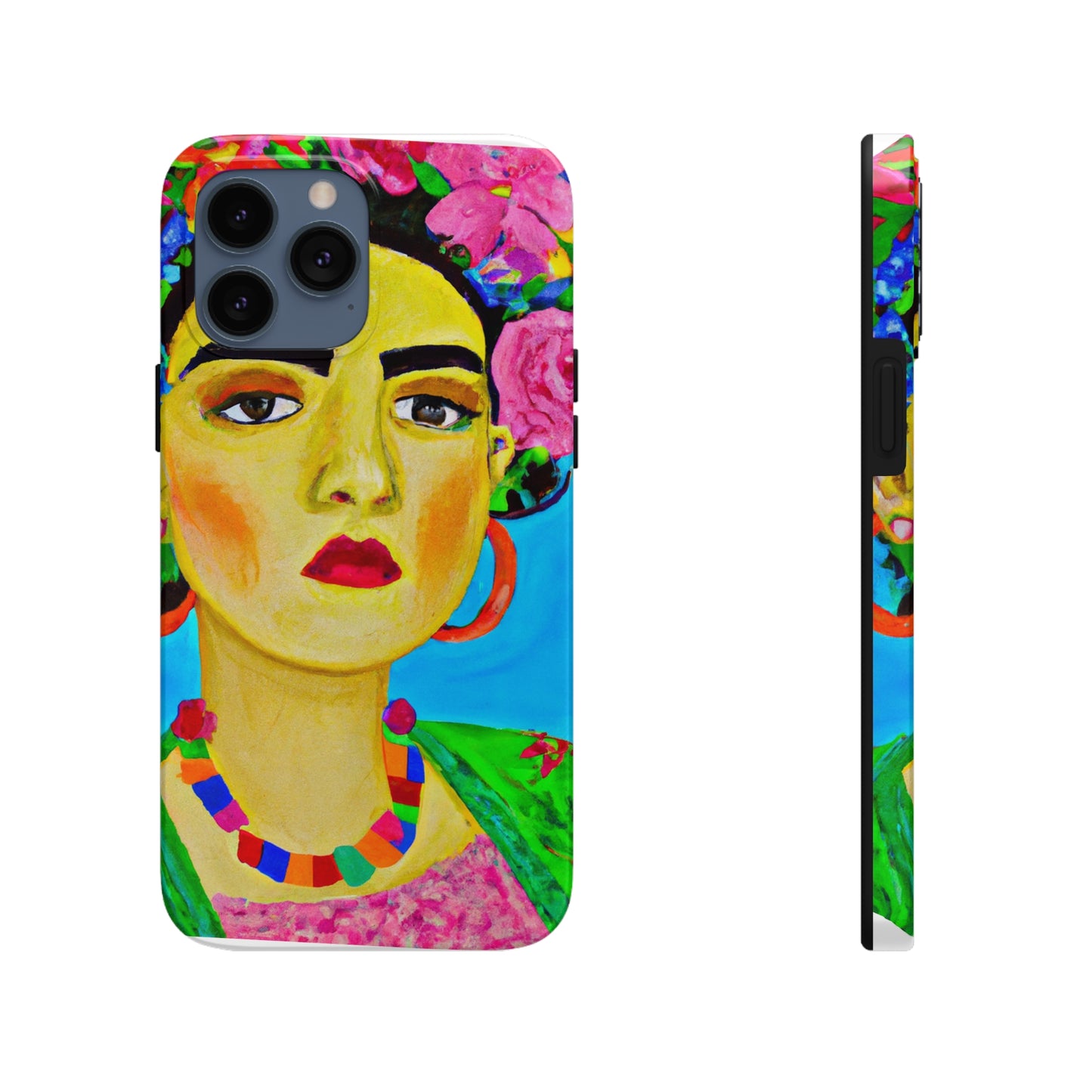 "Fierce and Free: Un tributo a las mujeres mexicanas inspirado en Frida Kahlo" - The Alien Tough Phone Cases