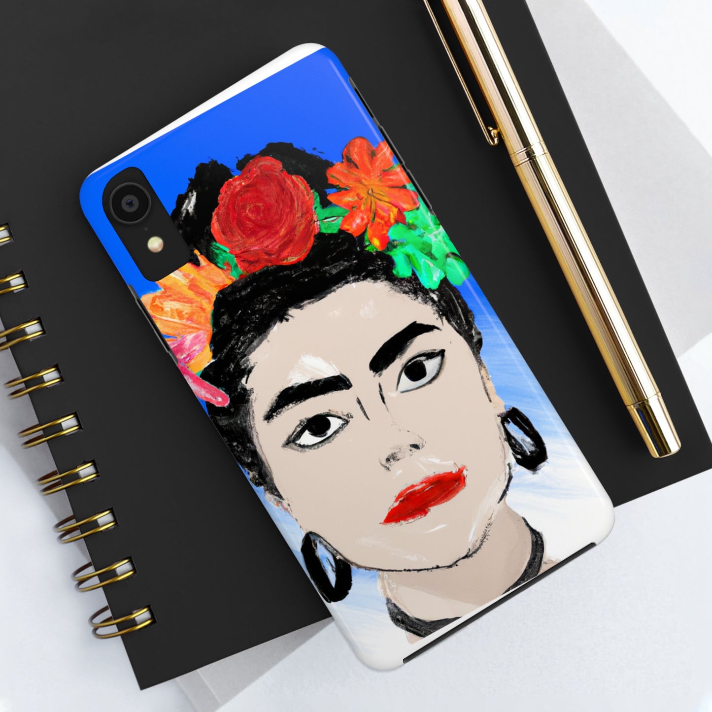 "Fiery Frida: Painting a Mexican Icon with Colorful Culture" - The Alien Tough Phone Cases