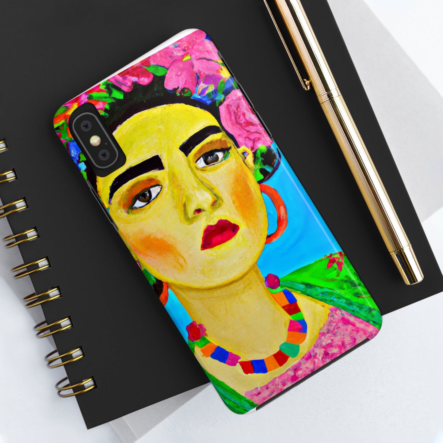 "Fierce and Free: Un tributo a las mujeres mexicanas inspirado en Frida Kahlo" - The Alien Tough Phone Cases