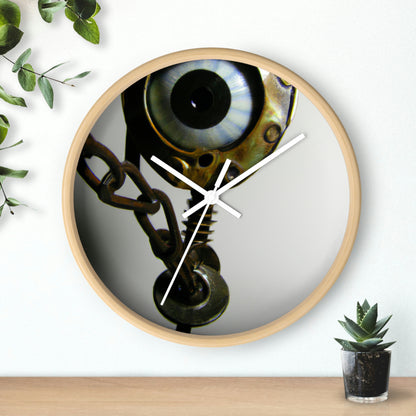 "Eye for an Eye: A Mechanical Vengeance" - The Alien Wall Clock