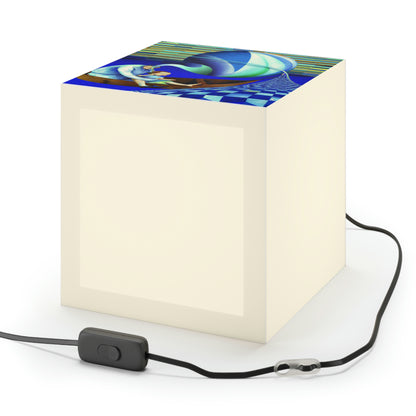 "Drifting: A Father and Son's Voyage Through Life" - The Alien Light Cube Lamp