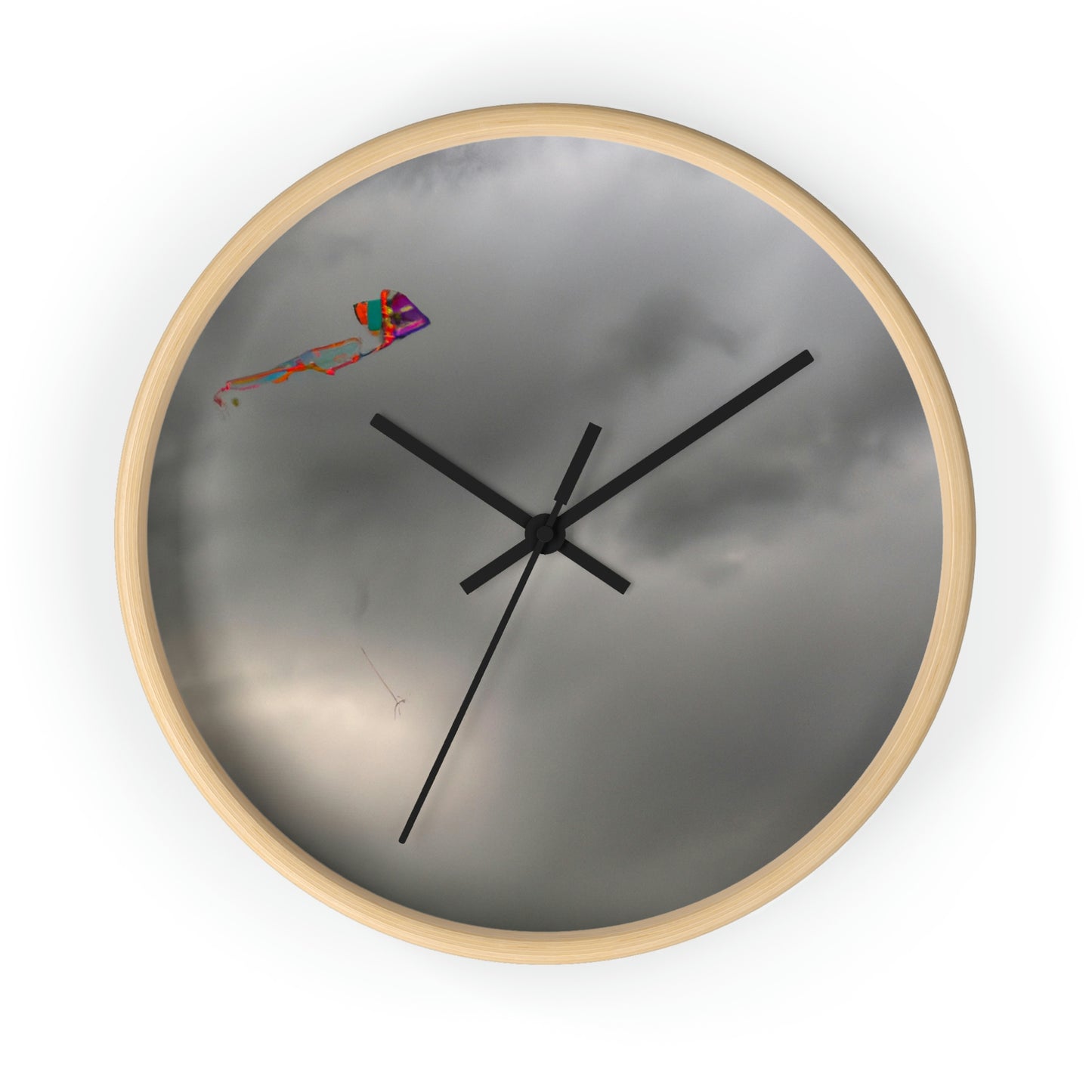 "Daring the Stormy Sky" - The Alien Wall Clock