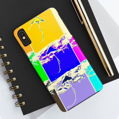 "Kites Aflatter in the Vibrant Sky" - Die Alien Tough Phone Cases