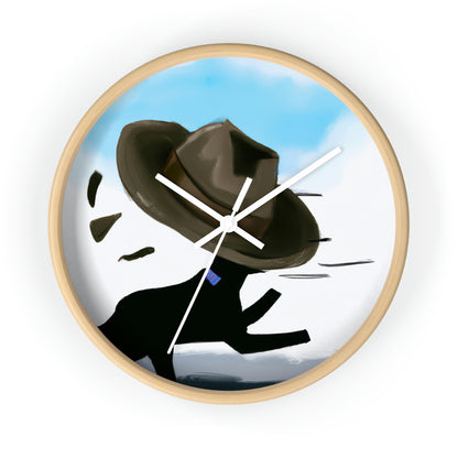 "The Hat Hunter" - The Alien Wall Clock