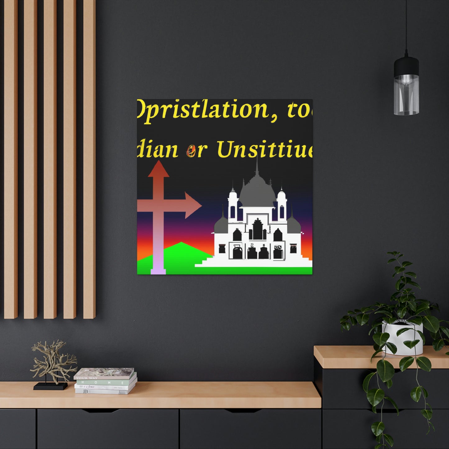 "Un mundo sin fe: examinando el fin de la religión" - The Alien Canva