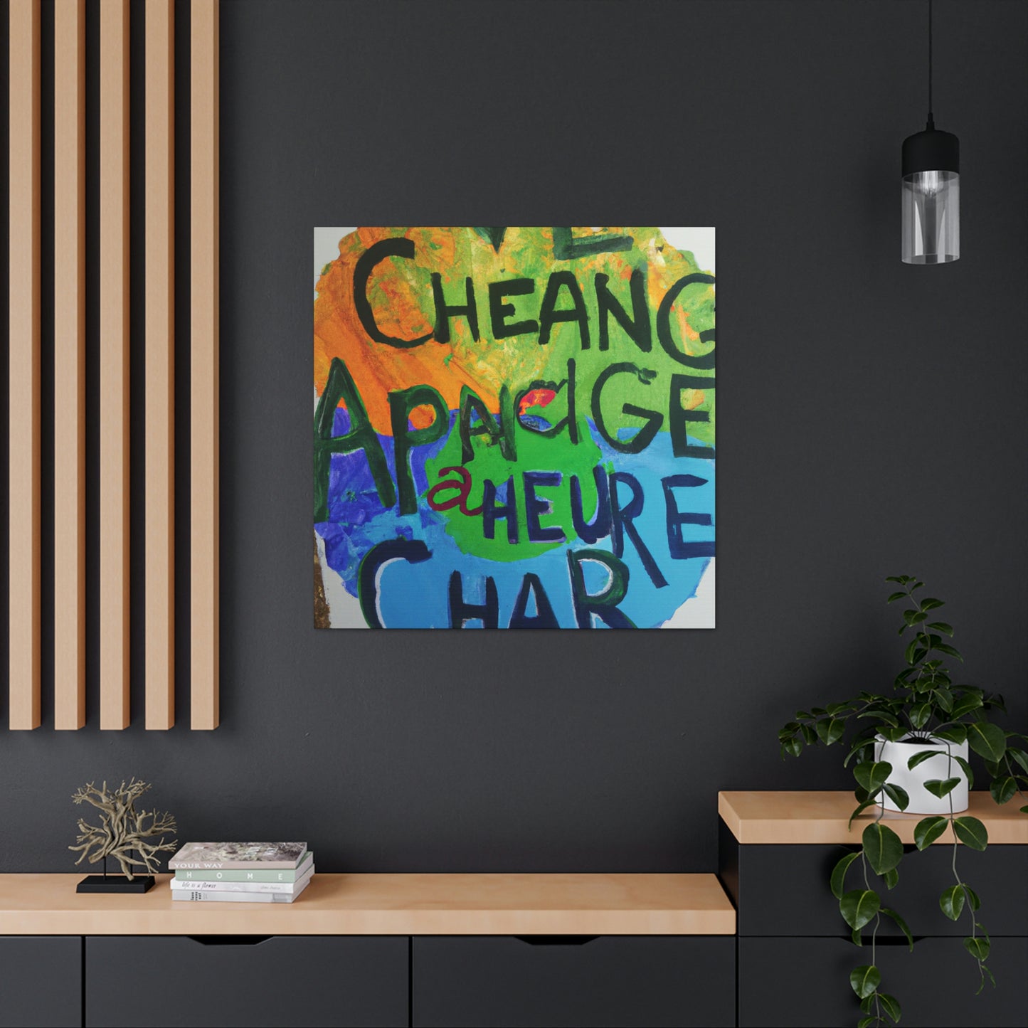 "Embracing Change: A Creative Expression" - Canvas