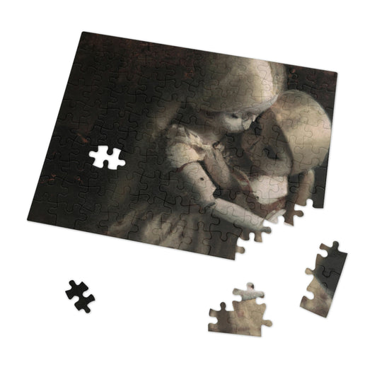 "A Melancholy Tango of Two Dolls" - The Alien Jigsaw Puzzle