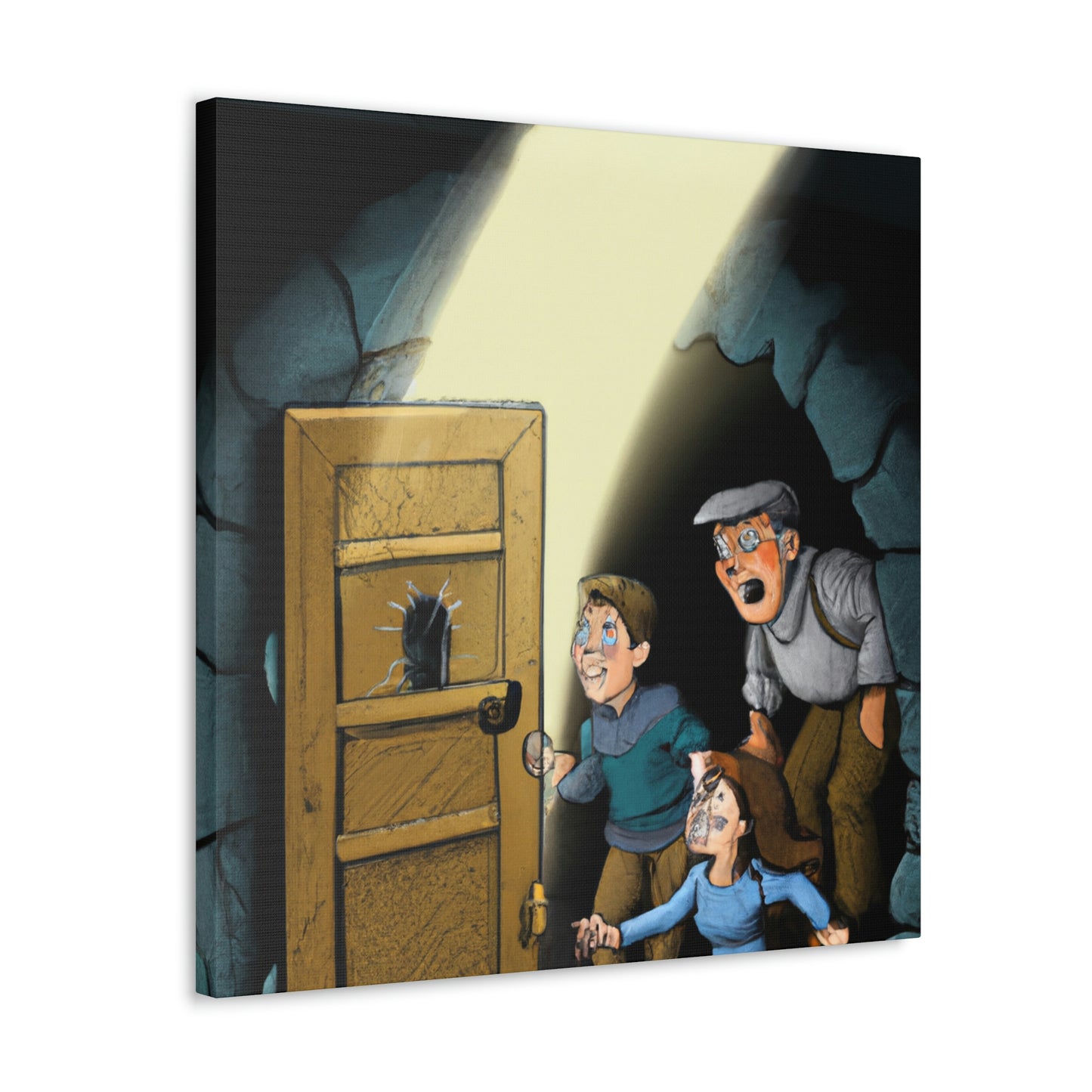 "The Mysterious Door in the Basement." - The Alien Canva