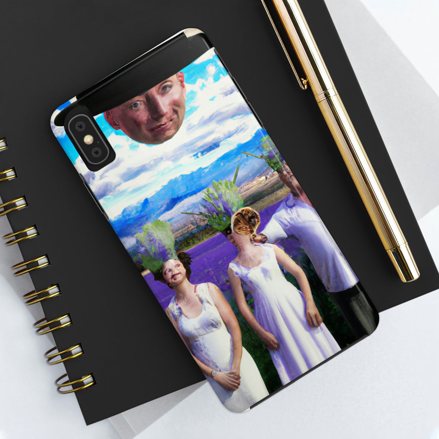 "Lavender Family Reunion: A Blooming Celebration" - The Alien Tough Phone Cases