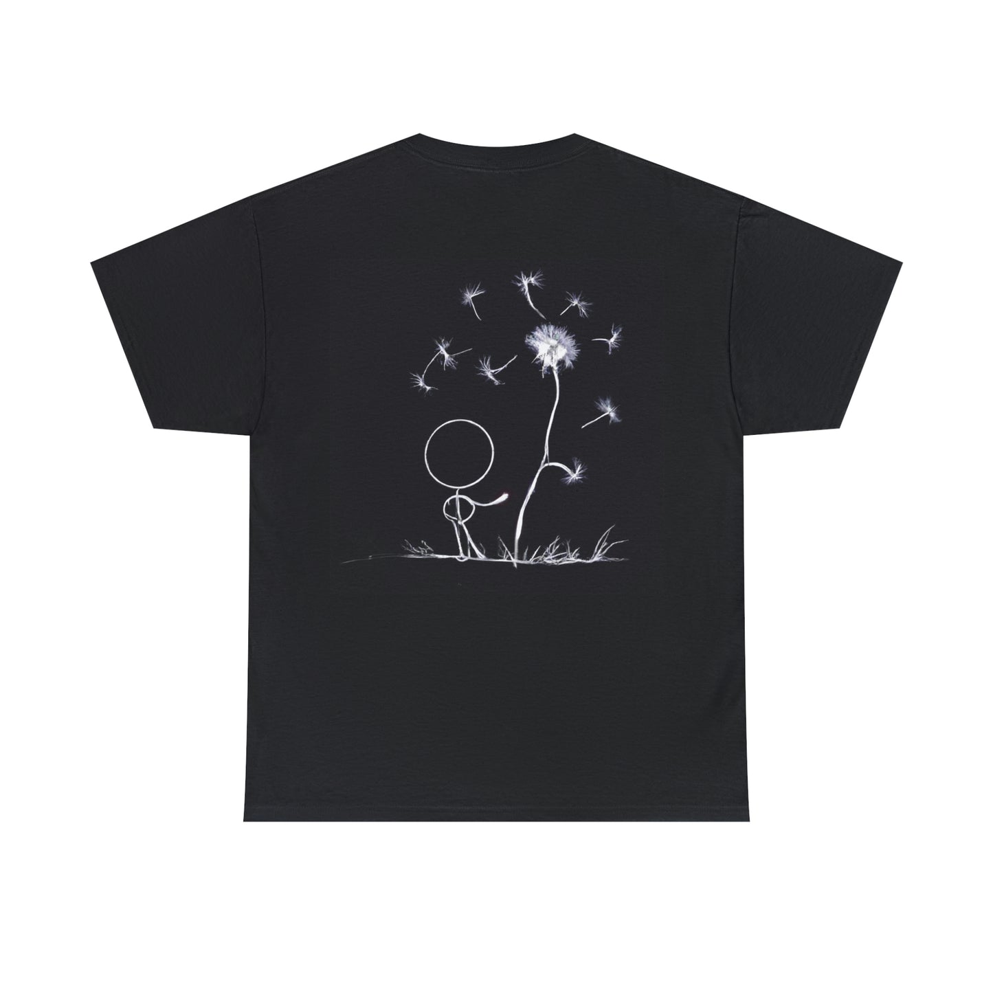 „A Dandelion Flicker in the Midnight Breeze“ – Das Alien-T-Shirt