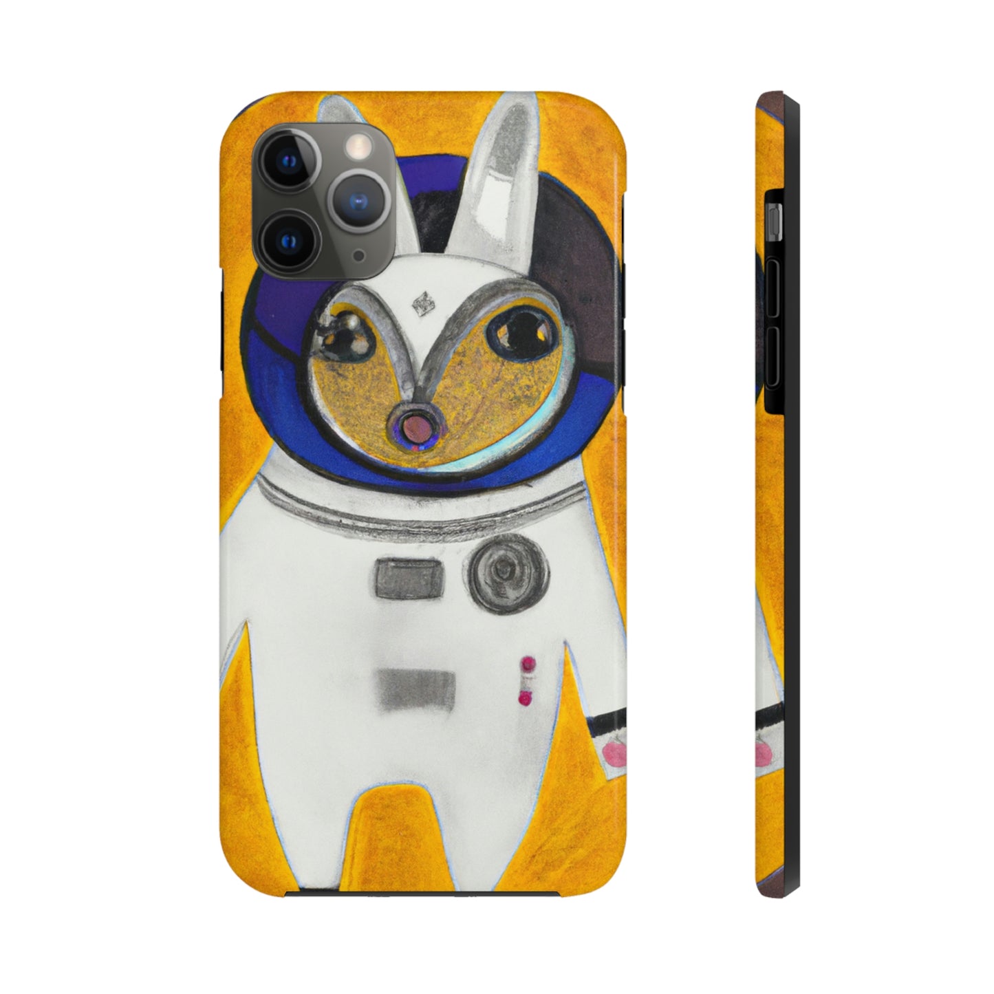 "Hopping to the Moon: Die weltraumgebundenen Abenteuer eines schelmischen Kaninchens". - Die Alien Tough Phone Cases