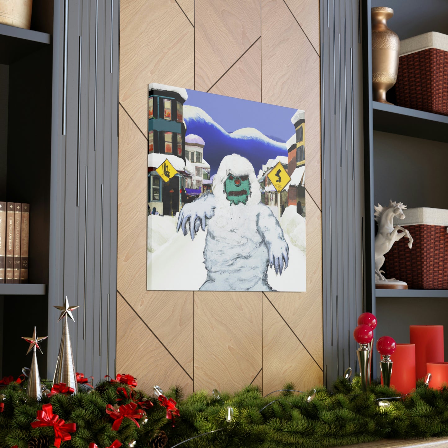 Frozen Terror: The Abominable Snowman's Reign - The Alien Canva