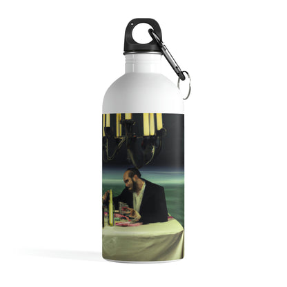 "A Beacon of Romance: An Intimate Candlelit Dinner in a Forgotten Lighthouse" - The Alien Stainless Steel Water Bottle