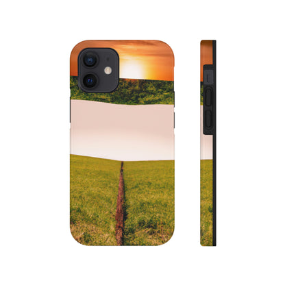 "Golden Horizon at Dusk" - Die Alien Tough Phone Cases