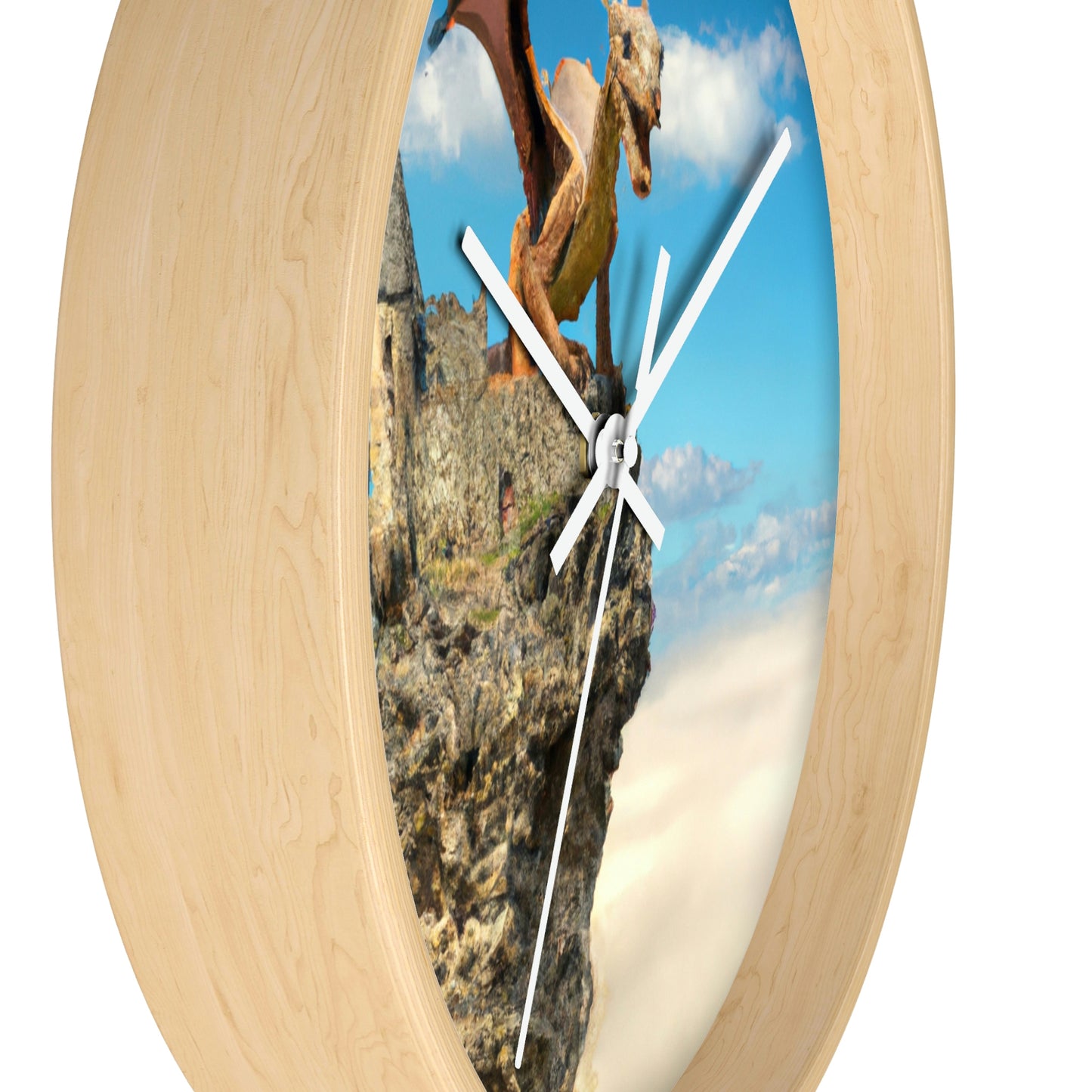 "Dragon Throne of ancients" - The Alien Wall Clock