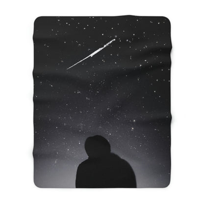 "A Wish In The Heavens" - The Alien Sherpa Fleece Blanket