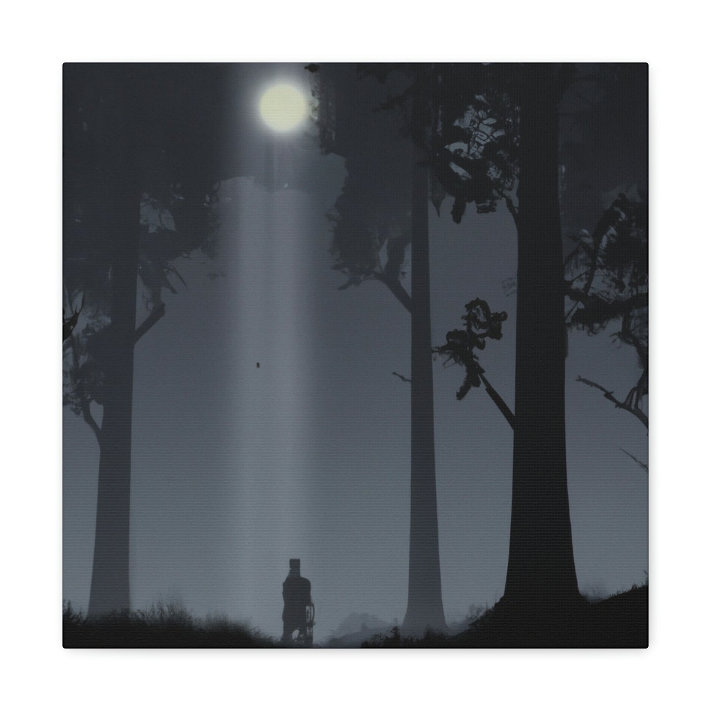 Lost in the Moonlight Forest. - The Alien Canva